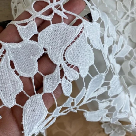 Vera Wang White Embroidered Lace
Dress 6 - Picture 12 of 12